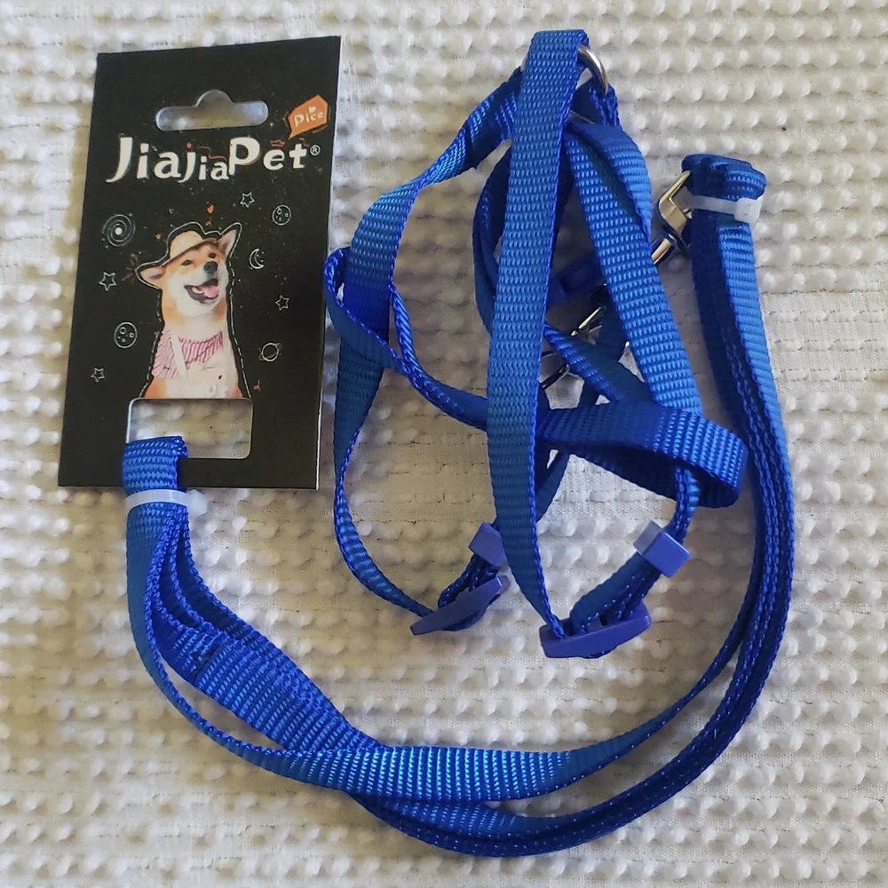 Small pet leash harness